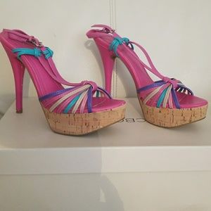 👠BCBGeneration multi colored heels